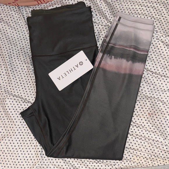 Olive Green ultra high rise elation 7/8 tight - Picture 4 of 4